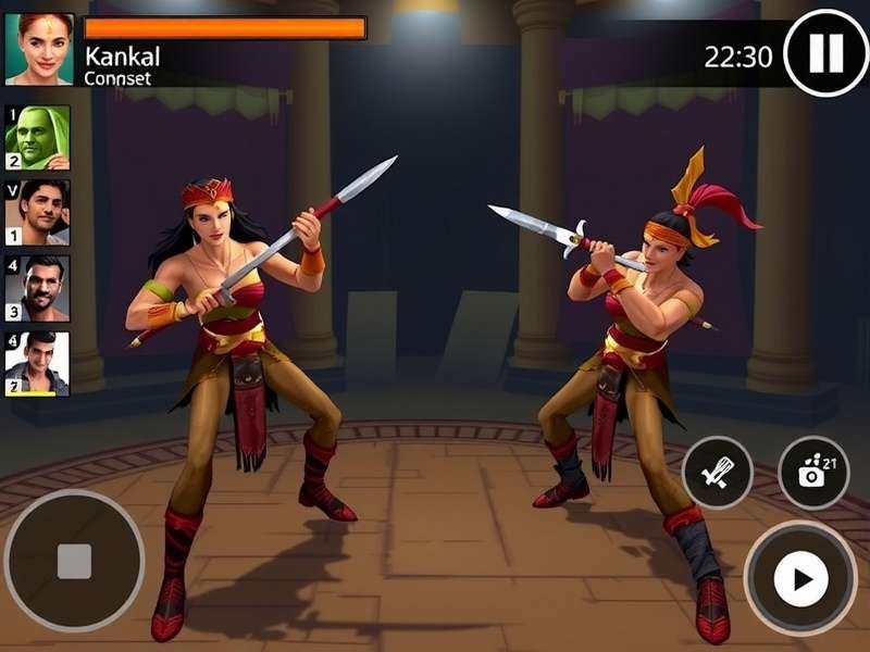 Karnataka Warrior Duel character selection screen