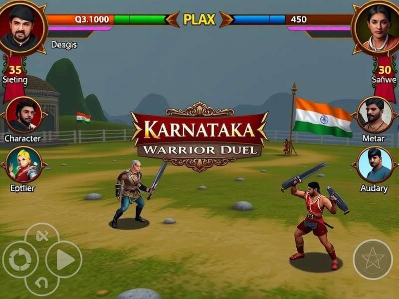 Karnataka Warrior Duel tournament gameplay with Indian players